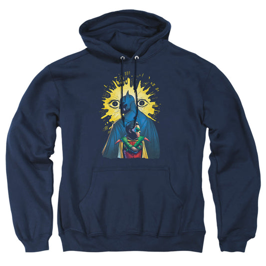 Batman Watchers Mens Hoodie Navy Officially Licensed