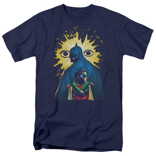 Batman Watchers Mens T Shirt Navy Officially Licensed