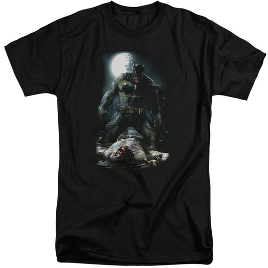 Batman Mudhole Mens Tall T Shirt Black Officially Licensed
