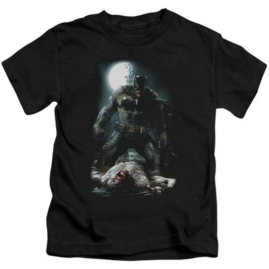 Batman Mudhole Juvenile Kids Youth T Shirt Black Officially Licensed