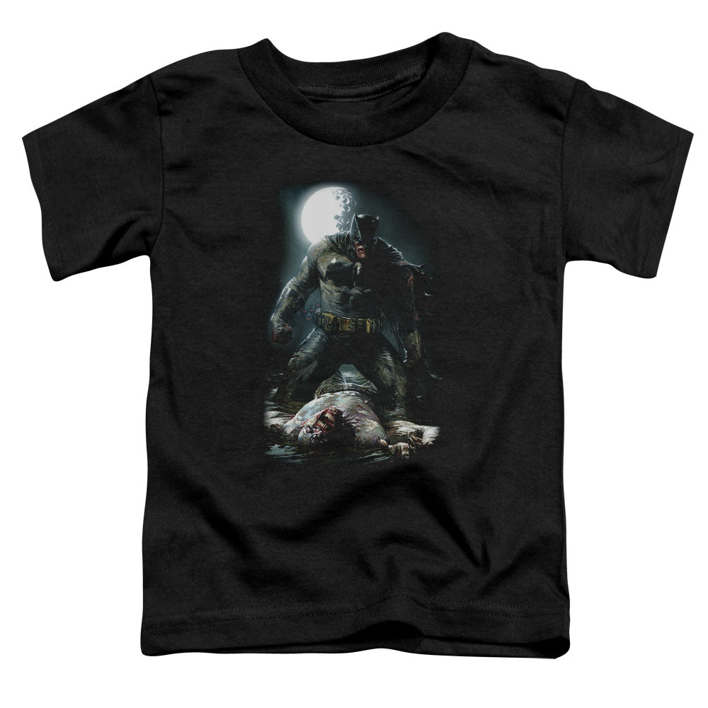 Batman Mudhole Toddler Kids Youth T Shirt Black Officially Licensed