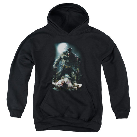 Batman Mudhole Kids Youth Hoodie Black Officially Licensed