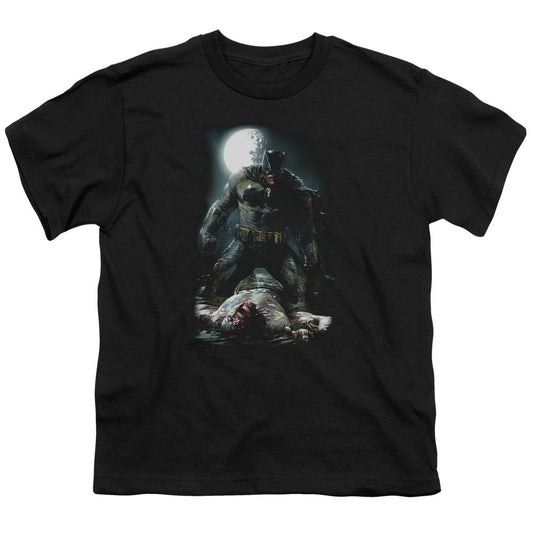 Batman Mudhole Kids Youth T Shirt Black Officially Licensed