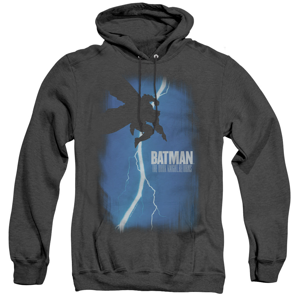 Batman Dkr Cover Heather Mens Hoodie Black Officially Licensed