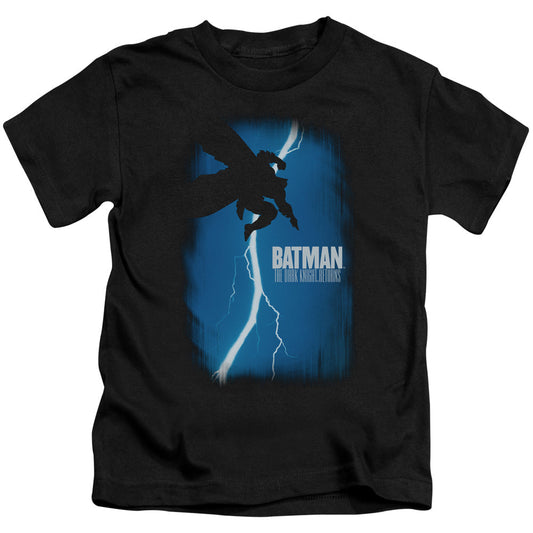 Batman Dkr Cover Juvenile Kids Youth T Shirt Black Officially Licensed