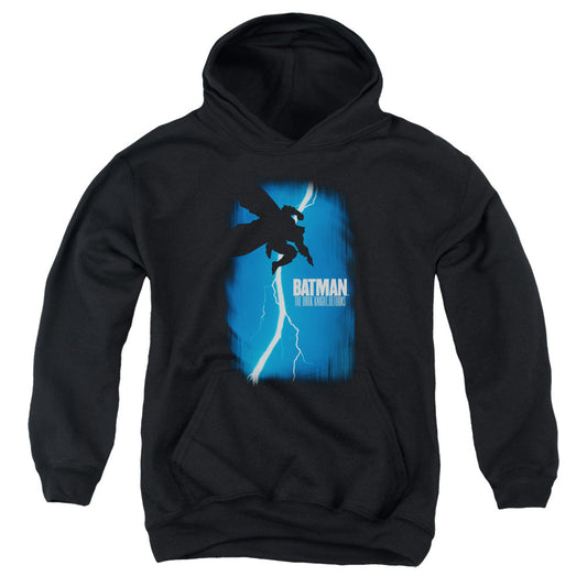 Batman Dkr Cover Kids Youth Hoodie Black Officially Licensed