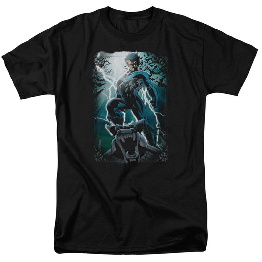 Batman Night Light Mens T Shirt Black Officially Licensed