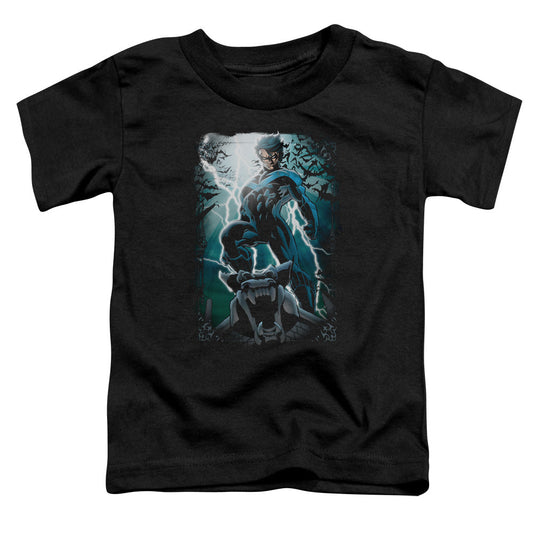 Batman Night Light Toddler Kids Youth T Shirt Black Officially Licensed