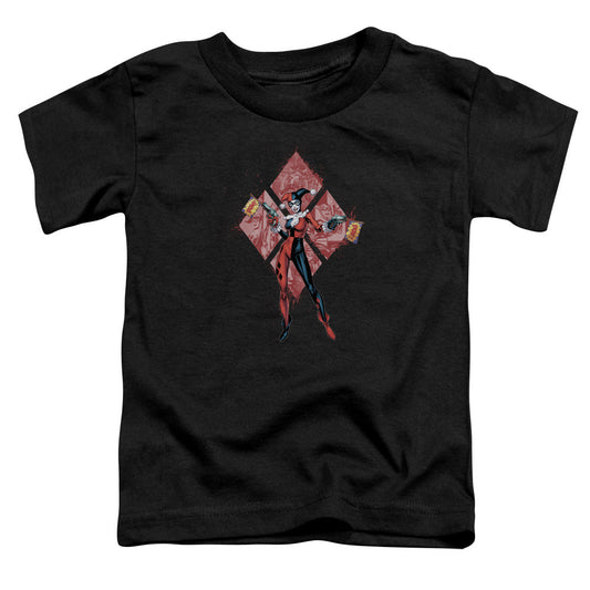 Batman Harley Quinn (Diamonds) Toddler Kids Youth T Shirt Black Officially Licensed