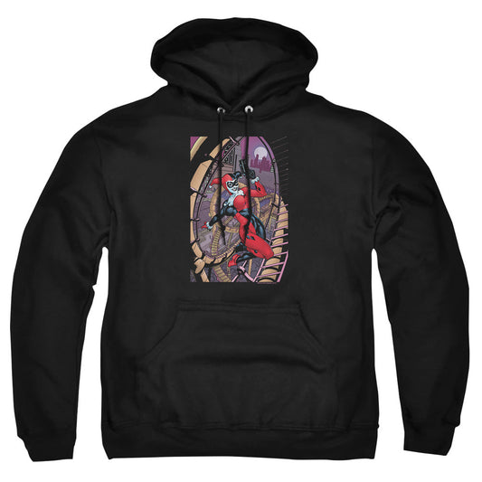 Batman Harley First Mens Hoodie Black Officially Licensed