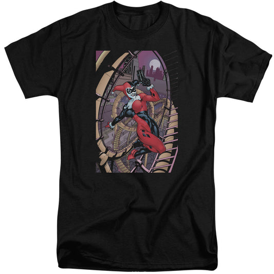 Batman Harley First Mens Tall T Shirt Black Officially Licensed