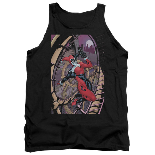 Batman Harley First Mens Tank Top Shirt Black Officially Licensed