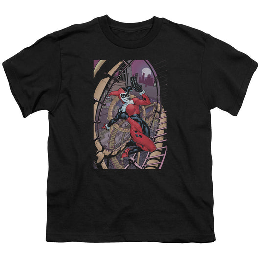 Batman Harley First Kids Youth T Shirt Black Officially Licensed