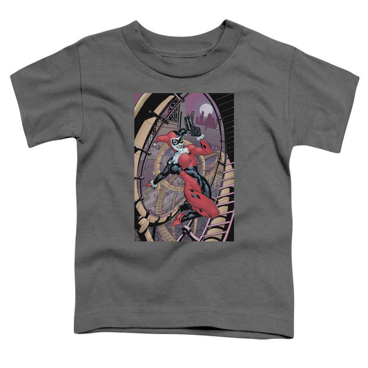 Batman Harley First Toddler Kids Youth T Shirt Charcoal Officially Licensed