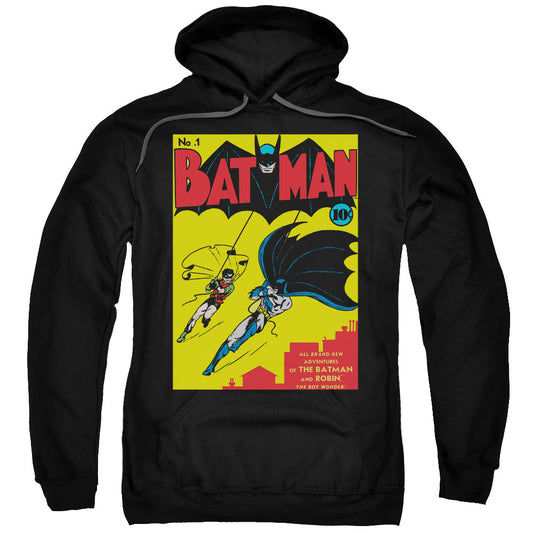 Batman Batman First Mens Hoodie Black Officially Licensed