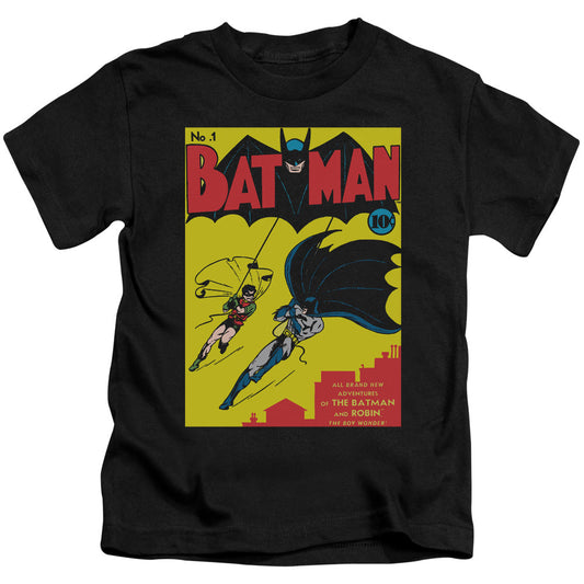 Batman Batman First Juvenile Kids Youth T Shirt Black Officially Licensed