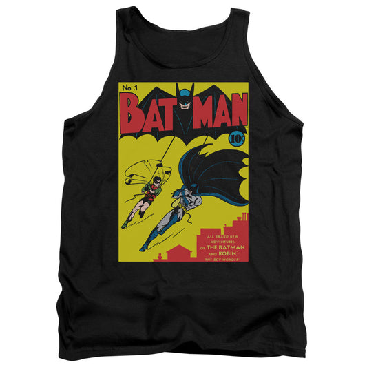 Batman Batman First Mens Tank Top Shirt Black Officially Licensed