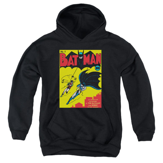 Batman Batman First Kids Youth Hoodie Black Officially Licensed