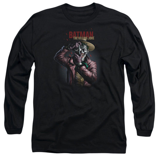 Batman Killing Joke Camera Mens Long Sleeve Shirt Black Officially Licensed