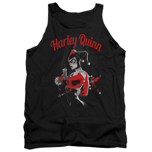 Batman Spring Gun Mens Tank Top Shirt Black Officially Licensed