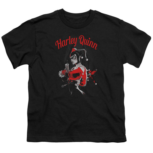 Batman Spring Gun Kids Youth T Shirt Black Officially Licensed
