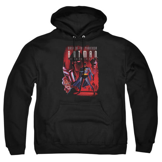 Batman Phantasm Cover Mens Hoodie Black Officially Licensed
