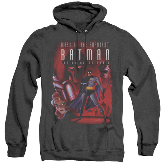 Batman Phantasm Cover Heather Mens Hoodie Black Officially Licensed