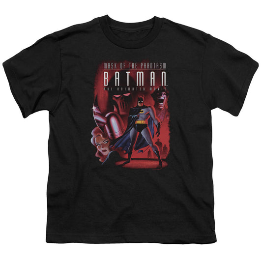 Batman Phanta Cover Kids Youth T Shirt Black Officially Licensed