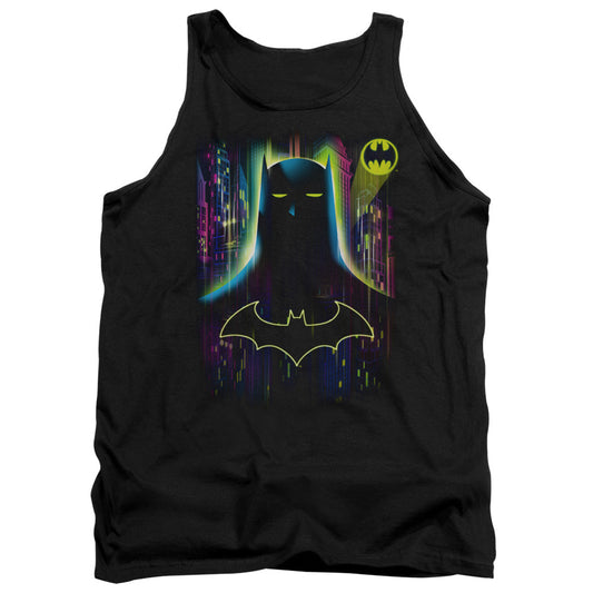 Batman Knight Lights Mens Tank Top Shirt Black Officially Licensed