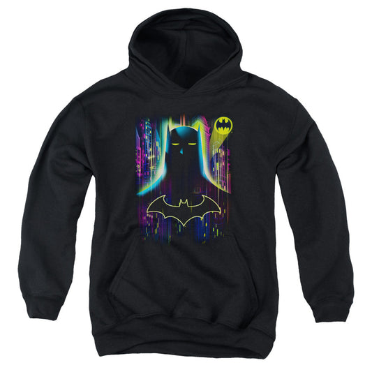 Batman Knight Lights Kids Youth Hoodie Black Officially Licensed