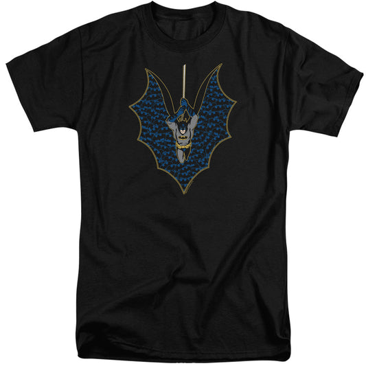 Batman Bat Fill Mens Tall T Shirt Black Officially Licensed