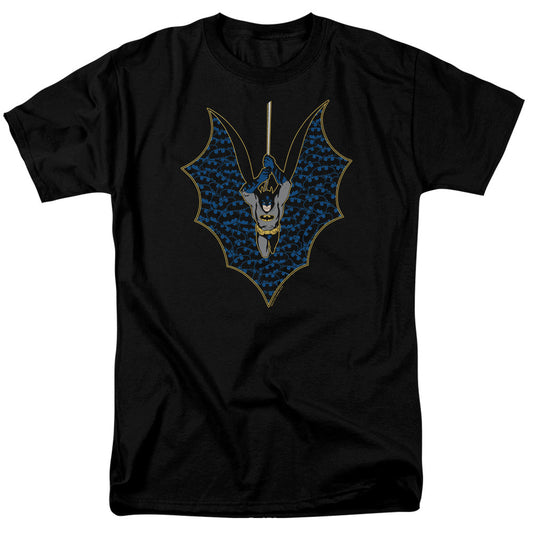 Batman Bat Fill Mens T Shirt Black Officially Licensed