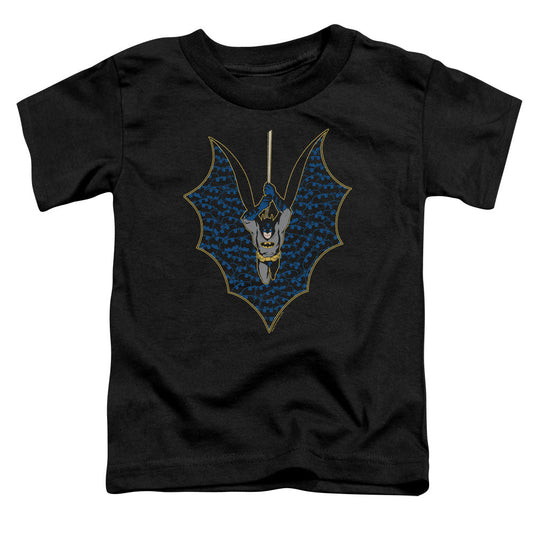 Batman Bat Fill Toddler Kids Youth T Shirt Black Officially Licensed