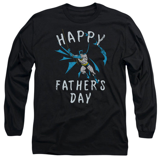 Batman Fathers Day Mens Long Sleeve Shirt Black Officially Licensed
