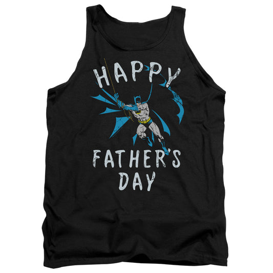 Batman Fathers Day Mens Tank Top Shirt Black Officially Licensed