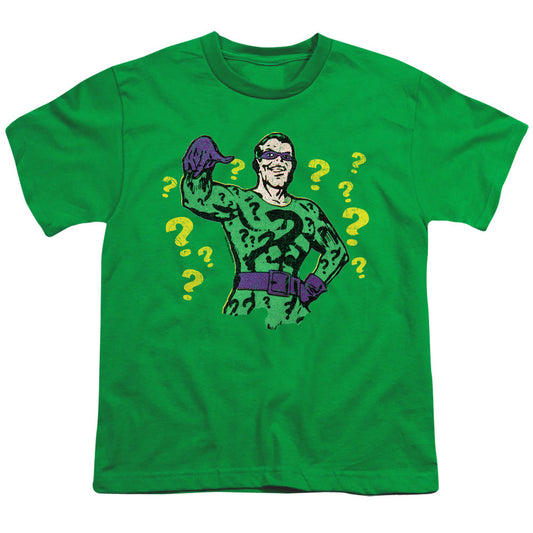 Batman Diseased Criminal Kids Youth T Shirt Kelly Green Officially Licensed