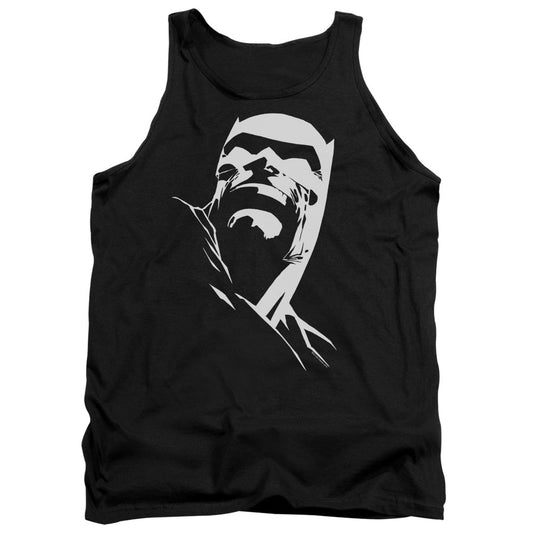Batman Dkr Head Mens Tank Top Shirt Black Officially Licensed