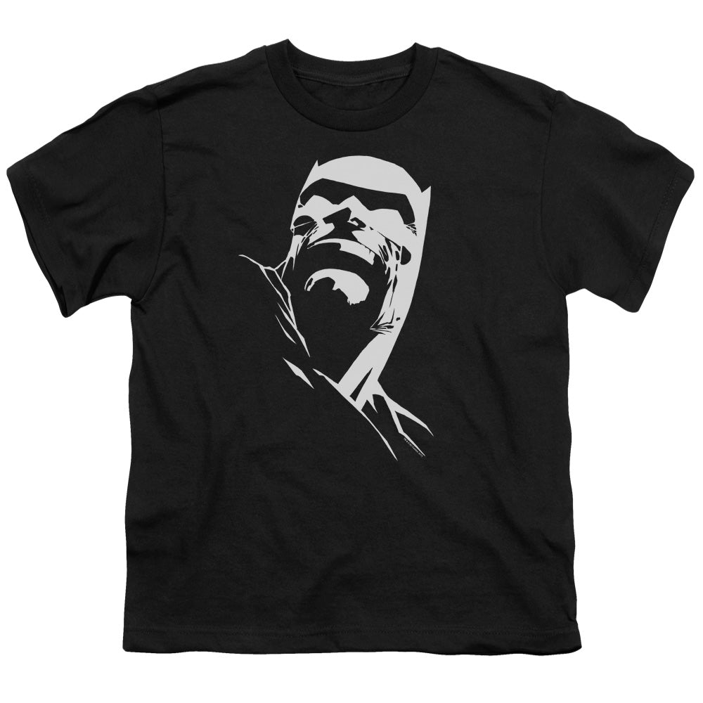 Batman Dkr Head Kids Youth T Shirt Black Officially Licensed