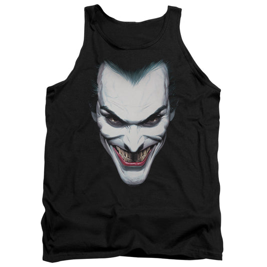 Batman Joker Portrait Mens Tank Top Shirt Black Officially Licensed