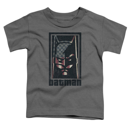 Batman American Batman Toddler Kids Youth T Shirt Charcoal Officially Licensed