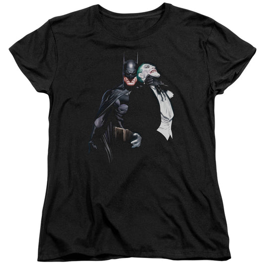 Batman Joker Choke Womens T Shirt Black Officially Licensed