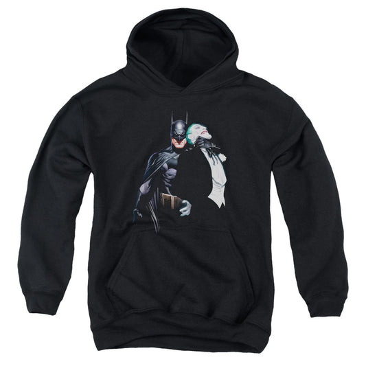 Batman Joker Choke Kids Youth Hoodie Black Officially Licensed