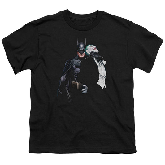 Batman Joker Choke Kids Youth T Shirt Black Officially Licensed