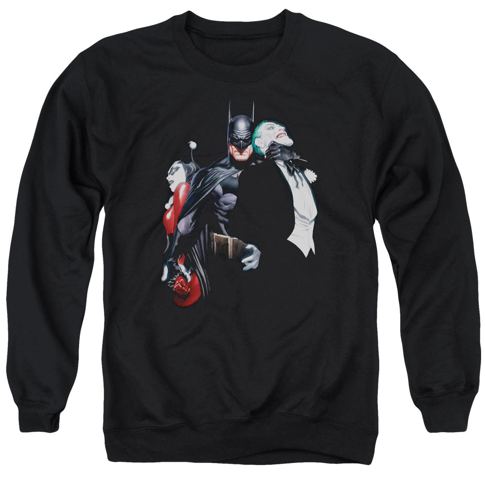 Batman Joker Harley Choke 
 Mens Crewneck Sweatshirt Black