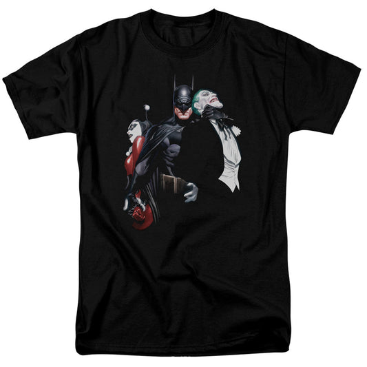 Batman Joker Harley Choke 
 Mens T Shirt Black Officially Licensed