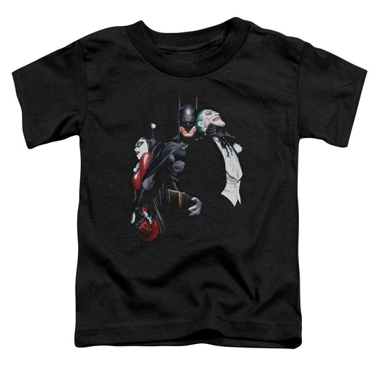 Batman Joker Harley Choke Toddler Kids Youth T Shirt Black Officially Licensed