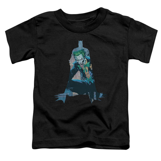 Batman Scene Inside Toddler Kids Youth T Shirt Black Officially Licensed