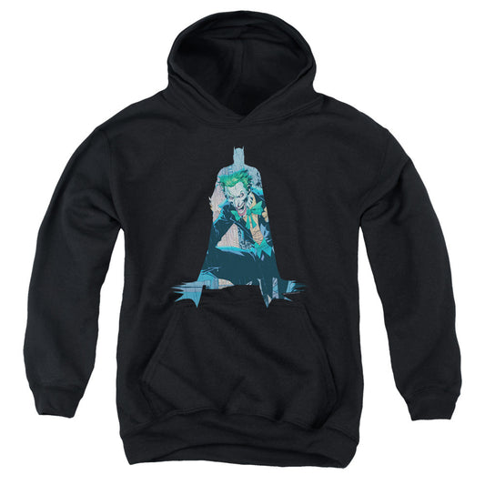 Batman Scene Inside Kids Youth Hoodie Black Officially Licensed