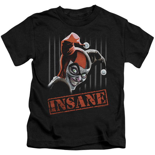 Batman Insane Juvenile Kids Youth T Shirt Black Officially Licensed