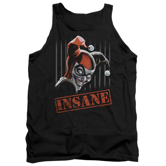 Batman Insane Mens Tank Top Shirt Black Officially Licensed